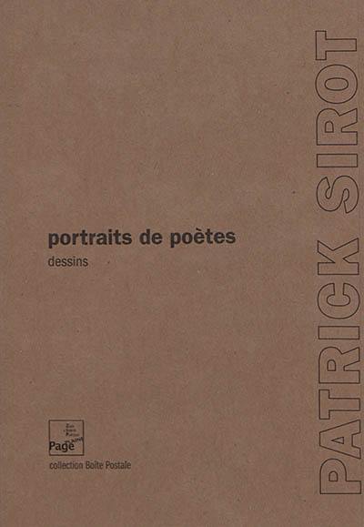 Portraits de poètes : dessins