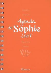 L'agenda de Sophie 2009 : recettes, conseils, répertoire, photos