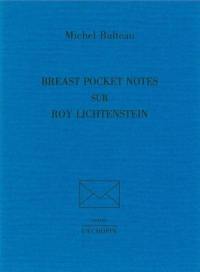 Breast pocket notes sur Roy Lichtenstein