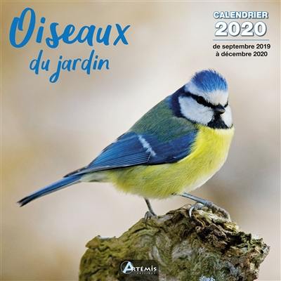 Oiseaux du jardin : calendrier 2020 : de septembre 2019 à décembre 2020