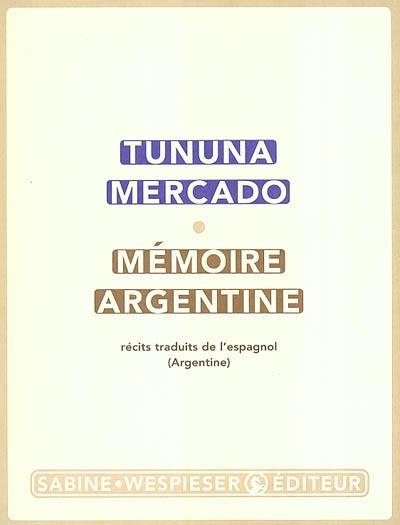 Mémoire argentine