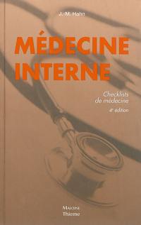 Médecine interne : checklists de médecine