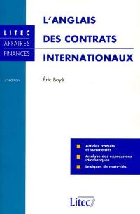 L'anglais des contrats internationaux
