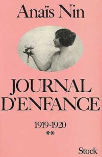 Journal d'enfance. Vol. 2. 1919-1920