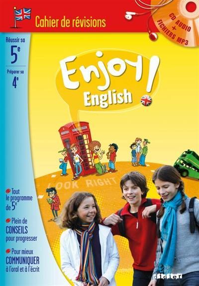 Enjoy English, 5e : cahier de révisions