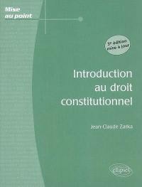Introduction au droit constitutionnel