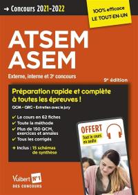 ATSEM, ASEM : externe, interne et 3e concours : concours 2021-2022