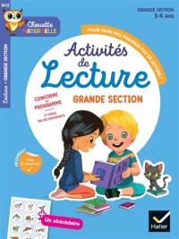 Activités de lecture, maternelle grande section, 5-6 ans