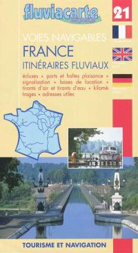 France : itinéraires fluviaux : voies navigables