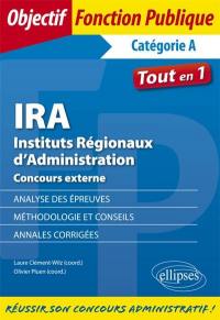 IRA (instituts régionaux d'administration) : concours externes