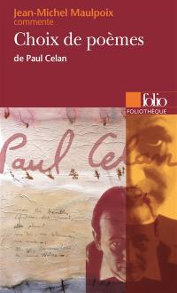 Choix de poèmes, de Paul Celan
