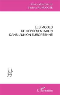 Les modes de représentation dans l'Union européenne