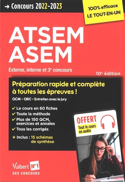 ATSEM, ASEM : externe, interne et 3e concours : concours 2022-2023