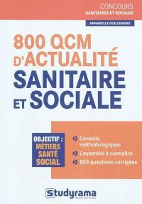 800 QCM d'actualité sanitaire et sociale