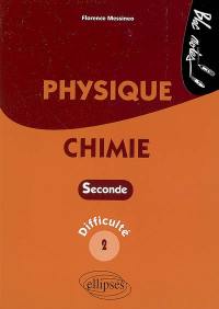 Physique-Chimie seconde : difficulté 2