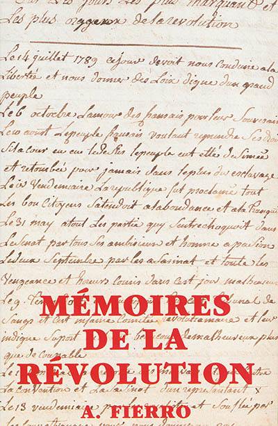 Bibliographie critique des mémoires sur la Révolution écrits ou traduits en français