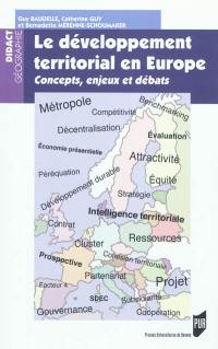Le développement territorial en Europe : concepts, enjeux et débats