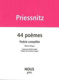 44 poèmes : poésie complète
