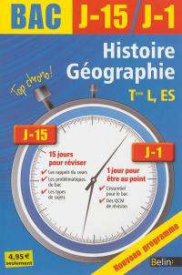 Histoire géographie terminales L, ES : nouveau programme