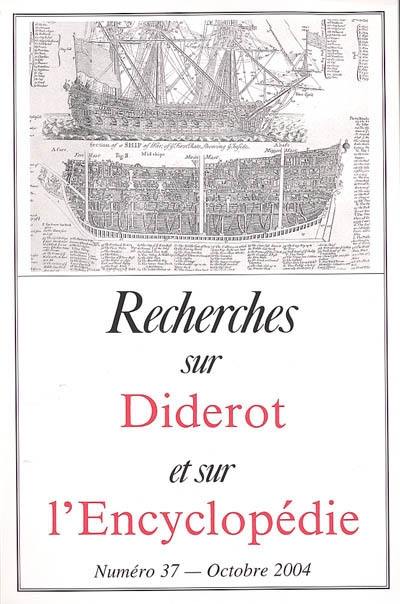 Recherches sur Diderot et sur l'Encyclopédie, n° 37. Préface de la Cyclopaedia