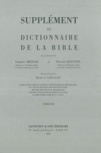Supplément au Dictionnaire de la Bible. Vol. 13. Targum