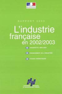 L'industrie française en 2002-2003 : diagnostic 2002-2003, financement de l'industrie, fiches thématiques