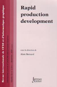 Revue internationale de CFAO et d'informatique graphique, n° 2-3 (2000). Rapid product development