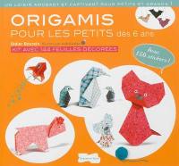 Origamis pour les petits : kit avec 144 feuilles décorées