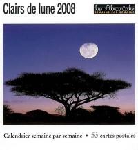 Clairs de lune 2008 : calendrier semaine par semaine