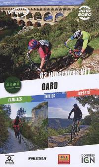 Gard : 62 itinéraires VTT : 2018-2020
