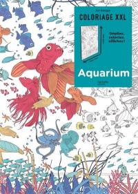 Aquarium : coloriage XXL