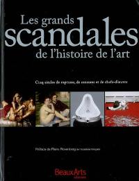 Les grands scandales de l'histoire de l'art : cinq siècles de ruptures, de censures et de chefs-d'oeuvre