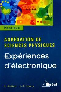 Expériences d'électronique : agrégation de sciences physiques