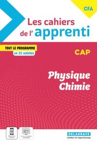 Physique chimie CAP, CFA : tout le programme en 22 activités