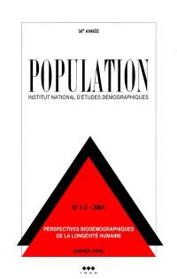 Population, n° 1-2 (2001). Perspectives biodémographiques de la longévité humaine