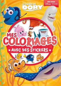Nemo & Dory : mes coloriages avec des stickers