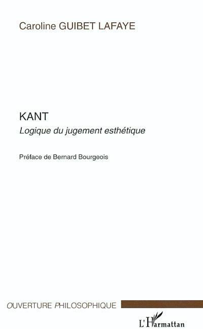 Kant : logique du jugement esthétique