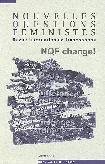 Nouvelles questions féministes, n° 1 (2002)