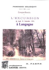 Promenades géologiques : compte-rendu de l'excursion du jeudi 21 septembre 1893, à Langogne
