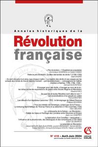 Annales historiques de la Révolution française, n° 416