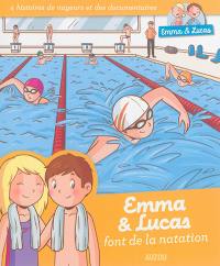 Emma & Lucas font de la natation