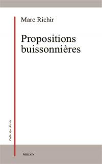 Propositions buissonnières