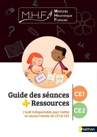 Méthode heuristique de français : guide des séances + ressources CE1, CE2
