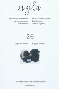 Sigila, n° 26. Langues secrètes