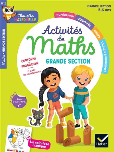 Activités de maths, maternelle grande section, 5-6 ans