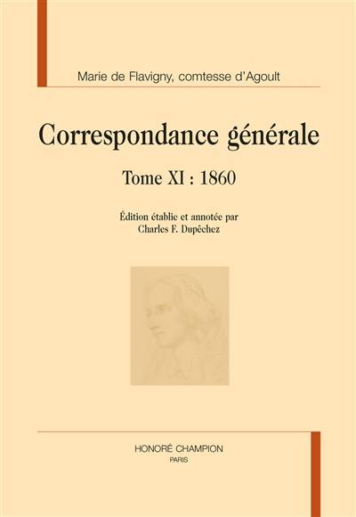 Correspondance générale. Vol. 11. 1860
