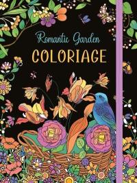 Romantic garden : coloriage