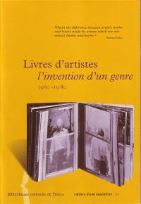 Livres d'artistes : l'invention d'un genre, 1960-1980