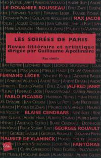 Soirées de Paris (Les) : revue littéraire et artistique dirigée par Guillaume Apollinaire