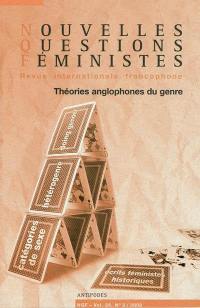 Nouvelles questions féministes, n° 3 (2009). Théories anglophones du genre